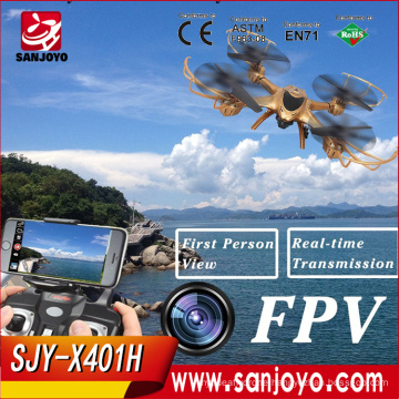 MJX 2016 Newest Product X401H 2.4G 4-Channel mobile phone controlled toys Height Hold rc Drone with FPV Camera